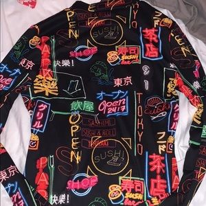 Tight bodycon dress.